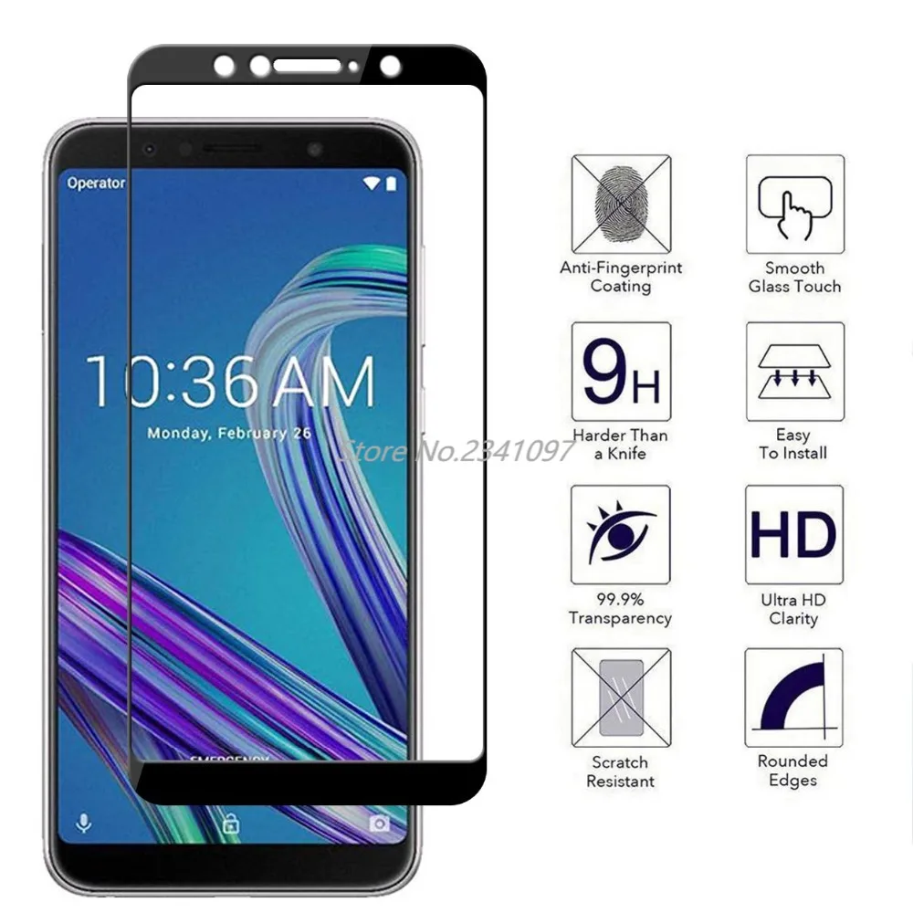Защитное стекло закаленное для Asus Zenfone Max Pro M1 ZB601KL | Мобильные телефоны и