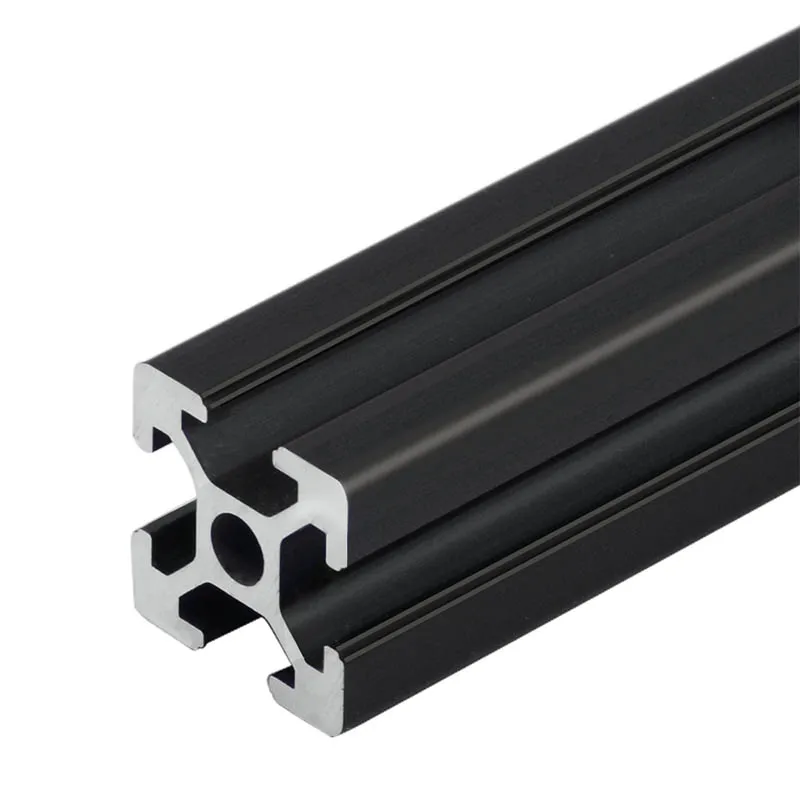 

1PC 100mm - 800mm Length BLACK 2020 European Standard Anodized Aluminum Profile Extrusion Linear Rail 500mm for CNC 3D Printer