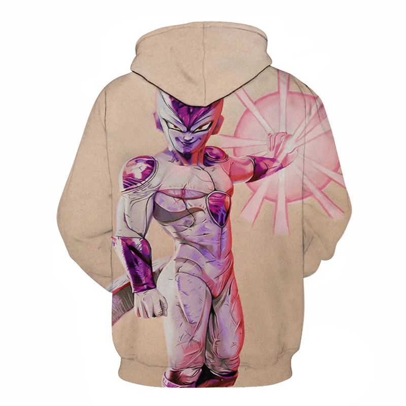 Dragon Ball Z Vegeta Resurrection толстовки для женщин и мужчин Аниме Толстовка Супер Saiyan Goku/Majin Buu/Piccolo/Cell DBZ Толстовка пальто