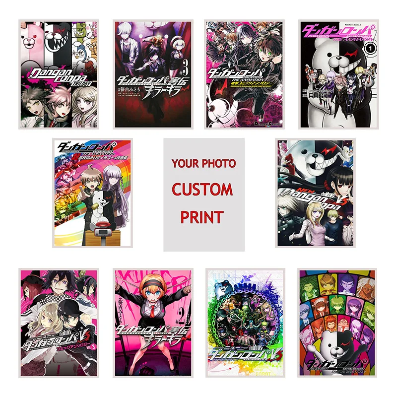 Аниме данганронпа 2 художественное ретро-изображение индивидуальное украшение