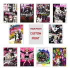 Аниме данганронпа 2, художественное ретро-изображение, индивидуальное украшение, Настенная Наклейка для бара