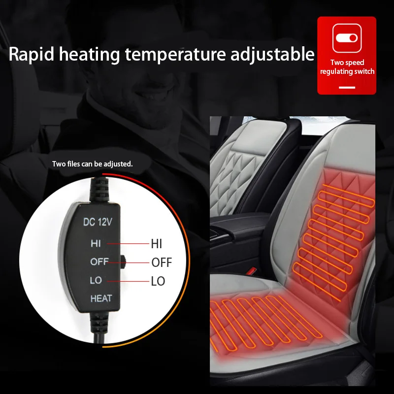 12 В электрические Подогреваемые подушки для зимы подогрев автомобильных сидений