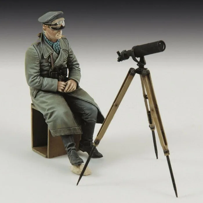 1/35 масштаб неокрашенные смолы фигурка общего и военного теорема Коллекционная