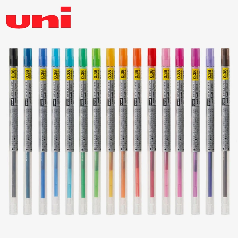 

1pcs Uni Color Gel Pen Refill UMR-109-28 Refill STYLE FIT Series Multifunction Pen Refill Student Business Office 0.28mm Refill