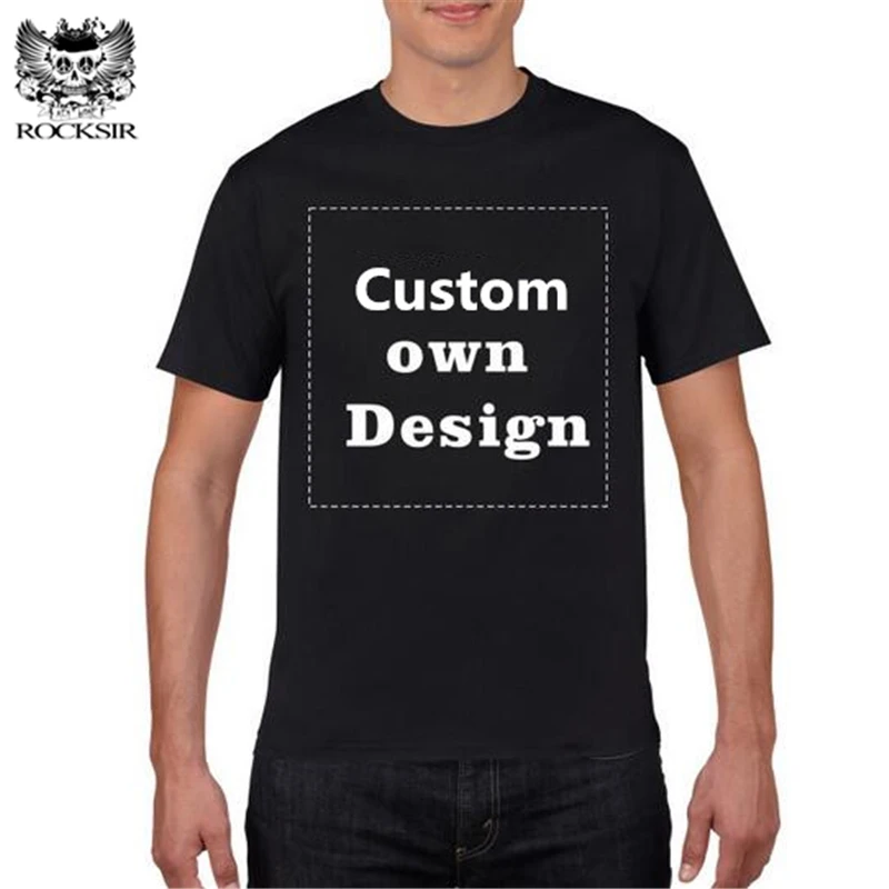 Сделанная на заказ женская футболка для мужчин 100% хлопок Модная Повседневная с