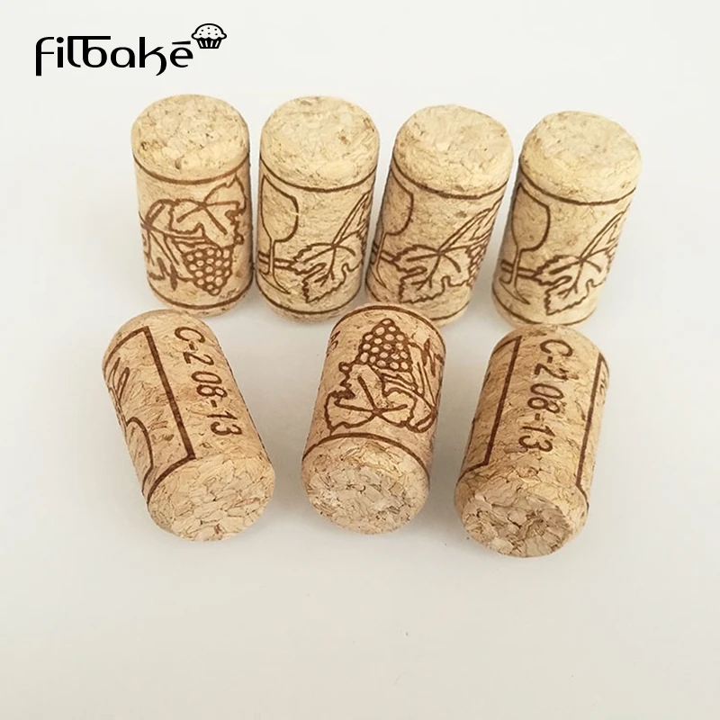 Filbake 6 шт. прямая пробка для вина натуральные пустые пробки ремесла