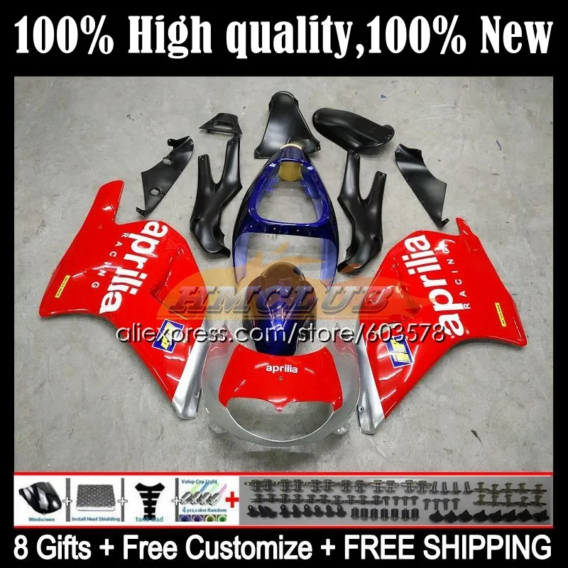 

Комплект обтекателей для Aprilia RS-250 RSV250 RSV250RR RS250R 95-97 59CL.2 RSV 250 RR RS250 1995 1996 1997 RS 250 95 96 97, красный