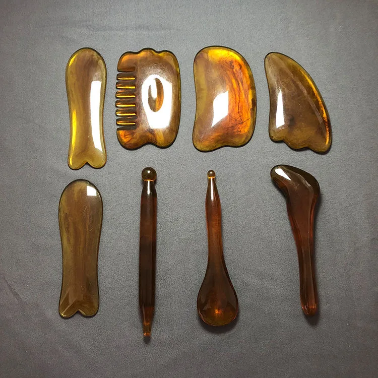 Новинка 2020 натуральный Нефритовый камень гуаша лицо тело голова шея массажный