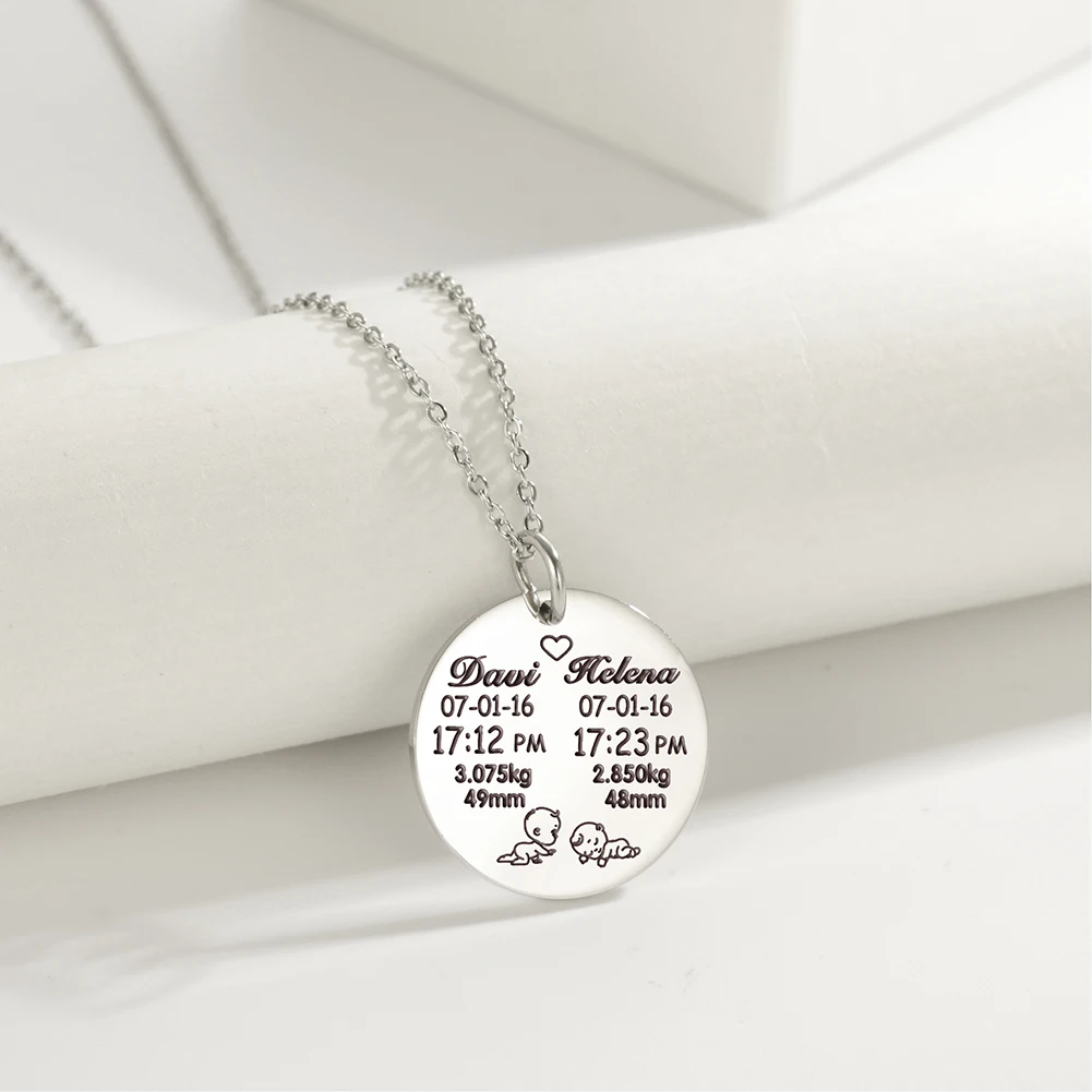 Подарочные ювелирные изделия из нержавеющей стали для женщин родителей мамы