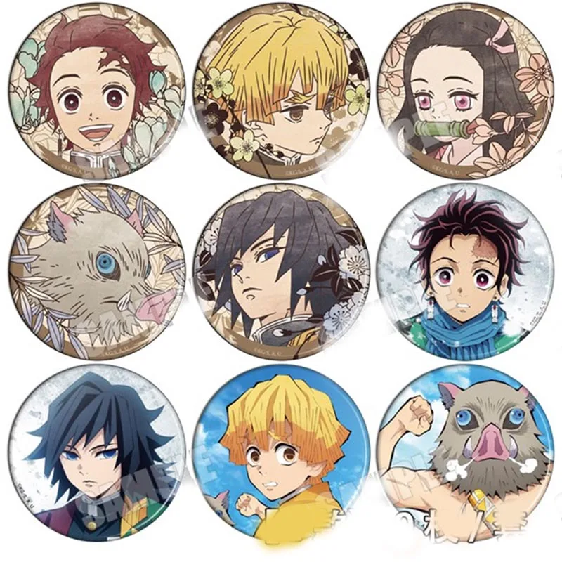 Японские комиксы Demon Slayer: Kimetsu no Yaiba Pin Cos Badge Брошь Коллекция аксессуаров