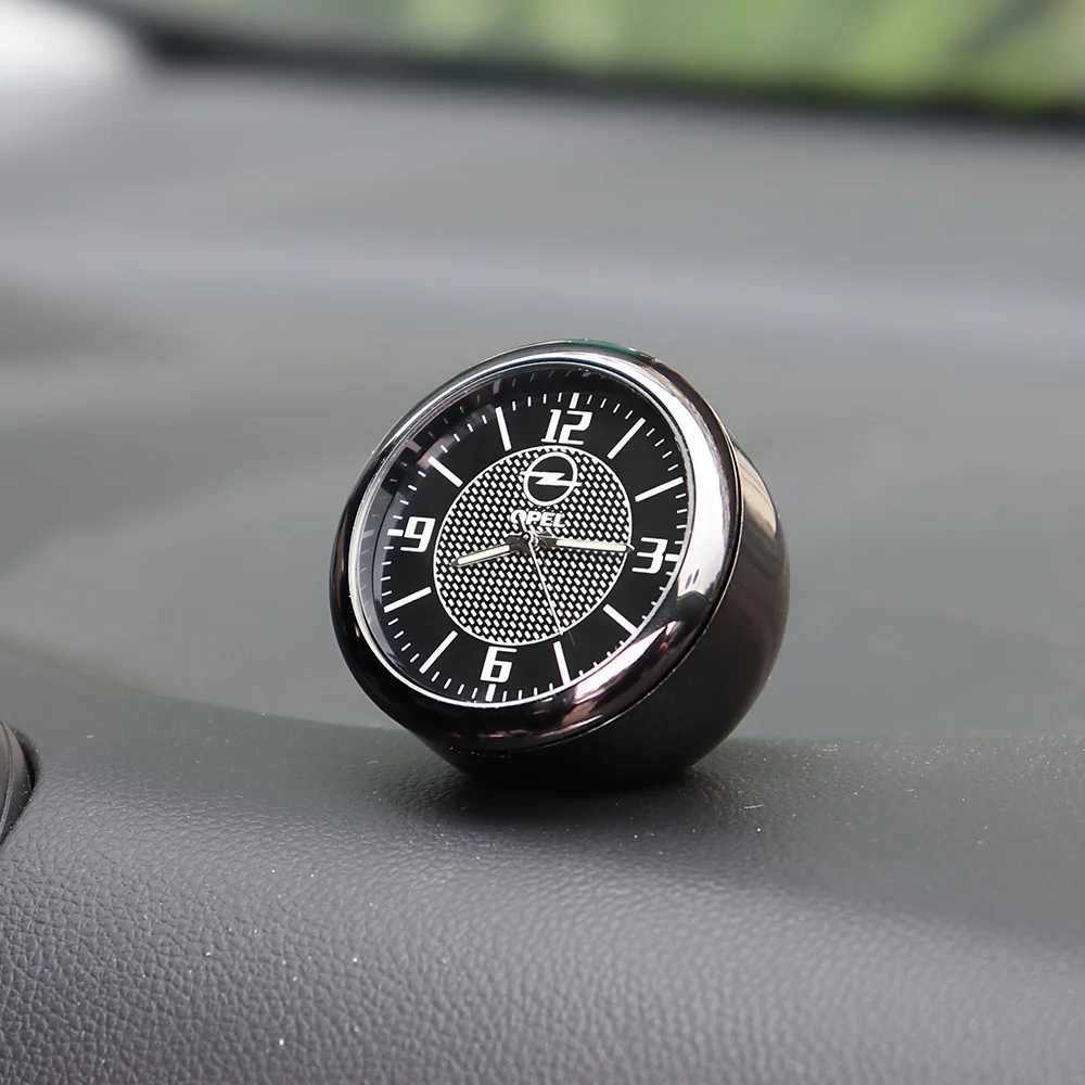 Часы для салона автомобиля аксессуары украшения приборной панели Opel Astra H G J Corsa D C