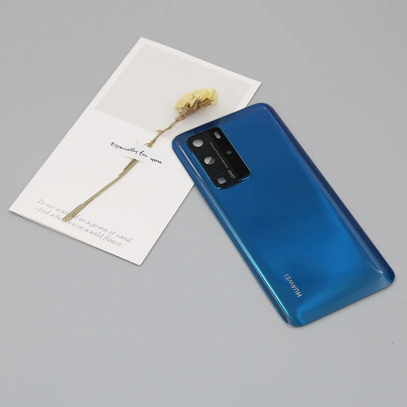 Оригинальный Huawei P40 Pro ELS-NX9 чехол-накладка для батарейного отсека чехол ANA-AN00 P40PRO