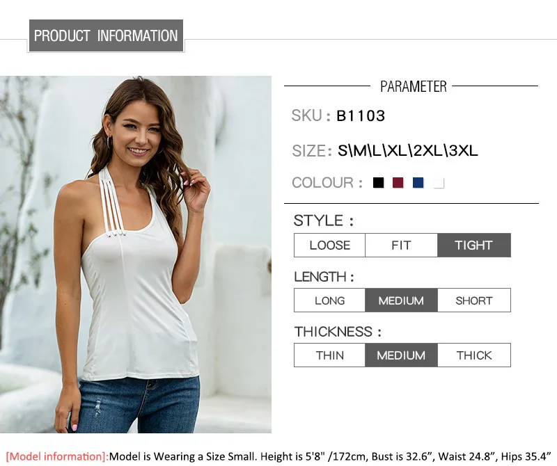 

2021 Summer Sexy Women's U-neck Shirt White Vest Top Casual Fashion Sleeveless T-shirt Top Corset Slim Top Ladies Vest Vest