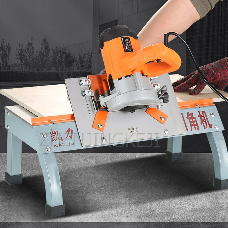 

220V Ceramic Tile Chamfering Machine High-Power Dust-Free Bevel Cutting Enginee Small Edging Bracket Watt Chamfering Artifact