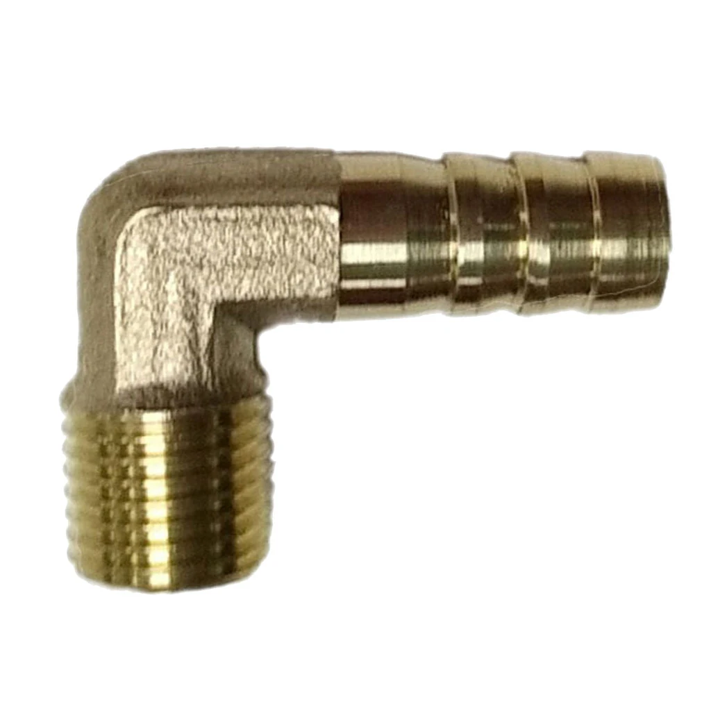 

BSP to 6/8/10/12mm Brass 90 Degree Male Elbow Barb Hose Tail Pipe Gas Fittings