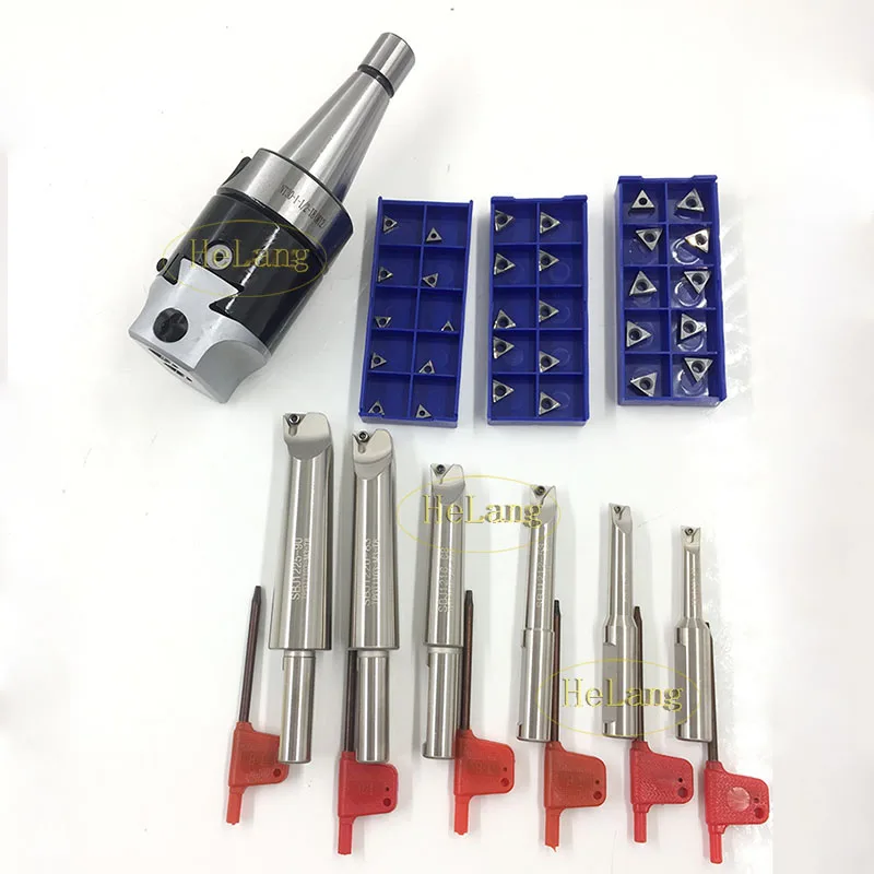 Новая буровая головка NT40 Arbor & F1 12 50 мм и хвостовик 6 шт. буровых стержней + 30
