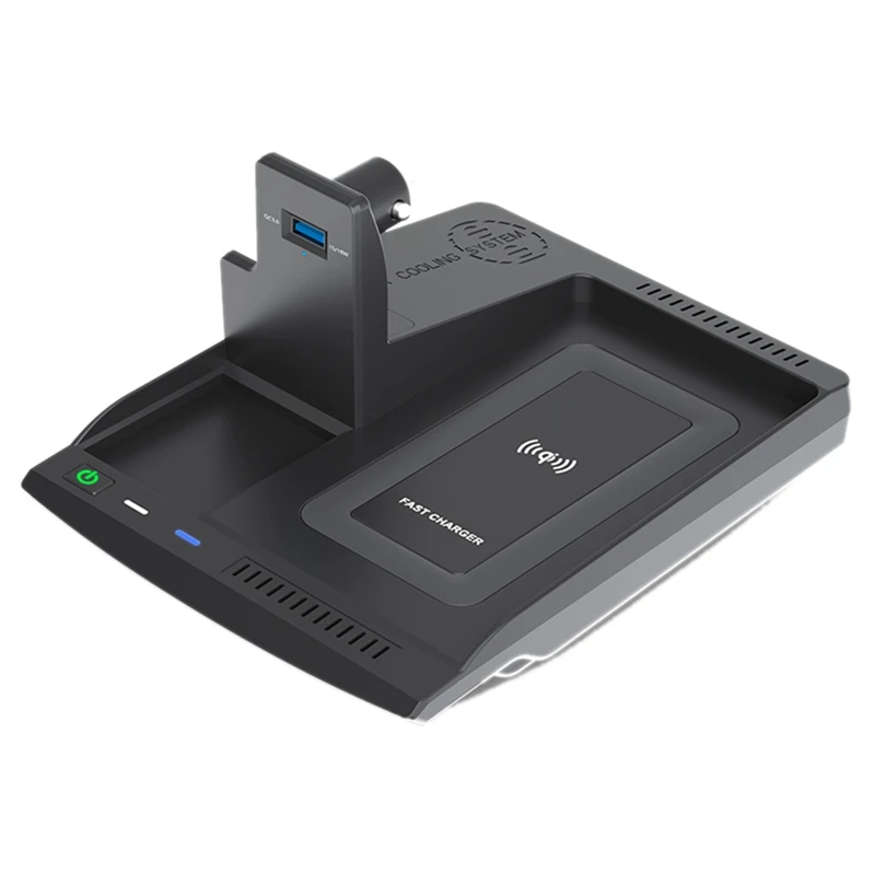 

Автомобильный Qi Беспроводной зарядки телефона Зарядное устройство зарядная пластина мобильный телефон держатель для Honda Accord 2018 2019 2020