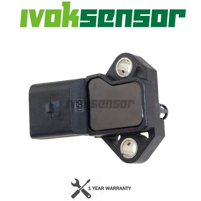 Датчик давления для турбокомпрессора Volkswagen Beetle Bora CC Eos Passat 1 8 2 0 TSI 2.0L 038906051D|sender| |