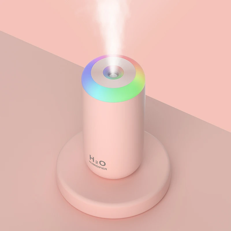 

Portable 350ml Humidifier USB Ultrasonic Dazzle Cup Aroma Diffuser Cool Mist Maker Air Humidifier Purifier with Romantic Light