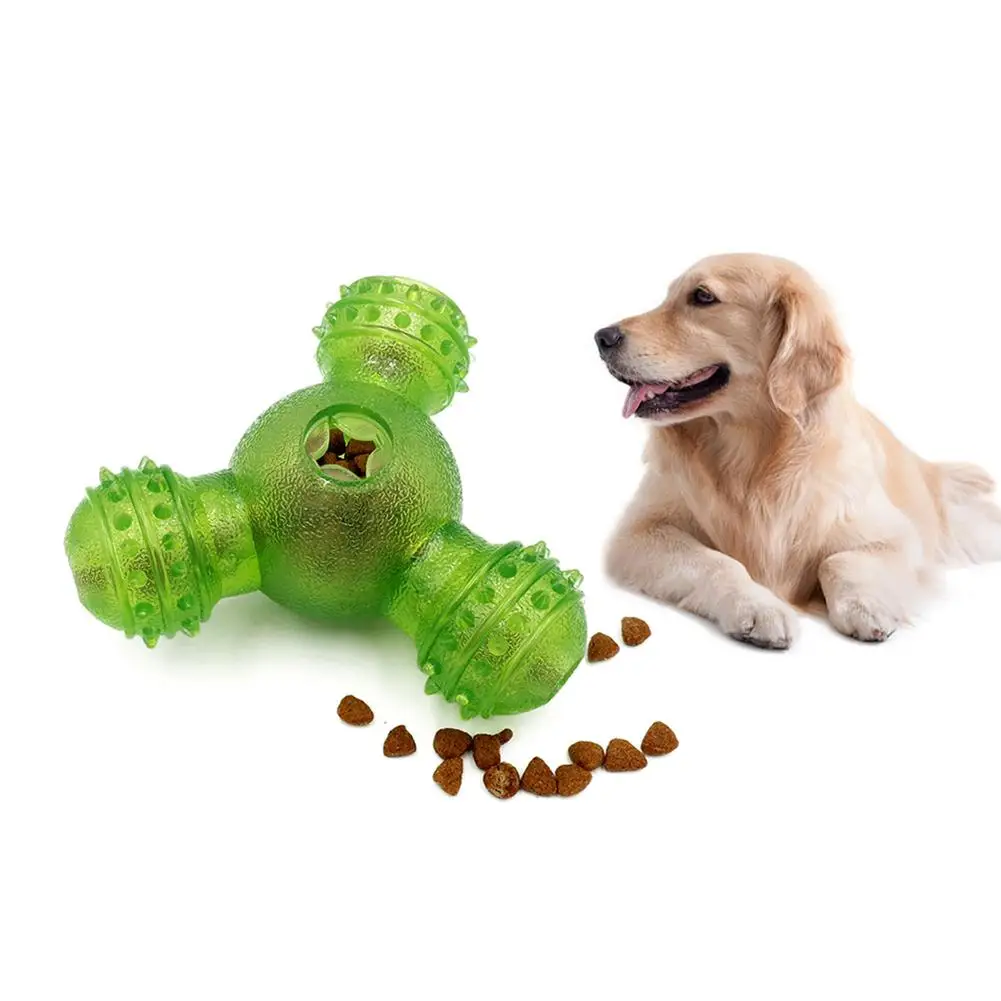 Практичный резиновый мяч для еды игрушки домашних животных собак жевательные