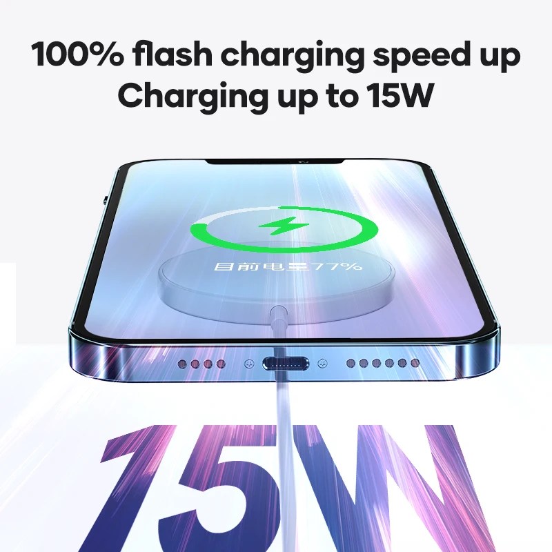 LICHEERS Magnetic Wireless Charger Phone Charger 15W 3 In 1 Magnet Induction Fast Charging For iPhone 13 12 Pro Airpods iWatch