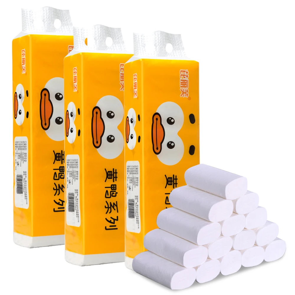 4-слойный мягкий унитаз рулон туалетной бумаги для ежедневного использования