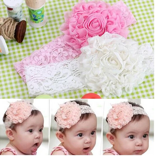 Аксессуары для волос девочек красивый кружевной цветочный головной убор милый