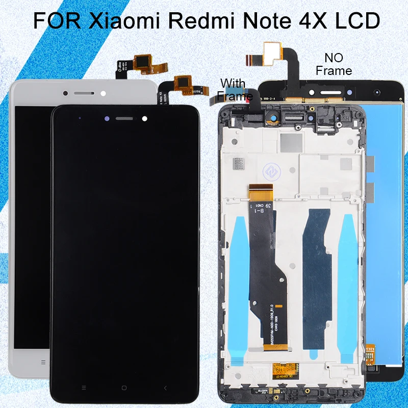 Акция, ЖК-дисплей Catteny Note 4X с рамкой для Xiaomi Redmi Note 4X, ЖК-дисплей с сенсорной панелью, дигитайзер в сборе
