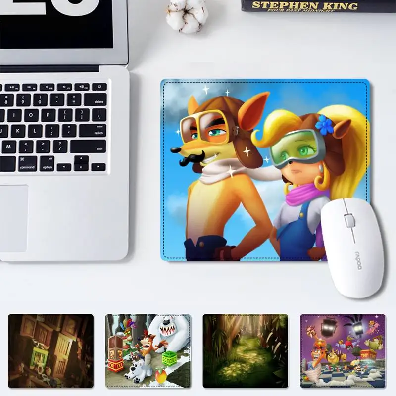 

Аксессуары, противоударный коврик для мыши Bandicoot, коврик для клавиатуры, настольный прочный Настольный коврик для мыши, резиновый игровой м...