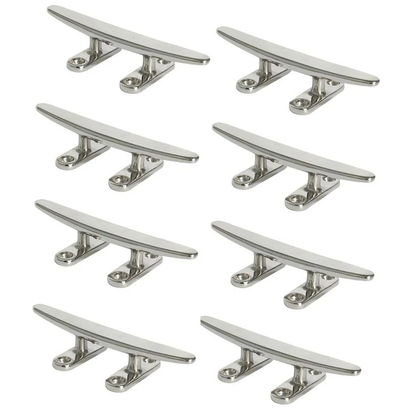 

4 дюйма док-клик-Горячая окунутая оцинкованный Чугун лодка бутсы, веревки зажимы, лодка, док-станция для зажима (8 штук)