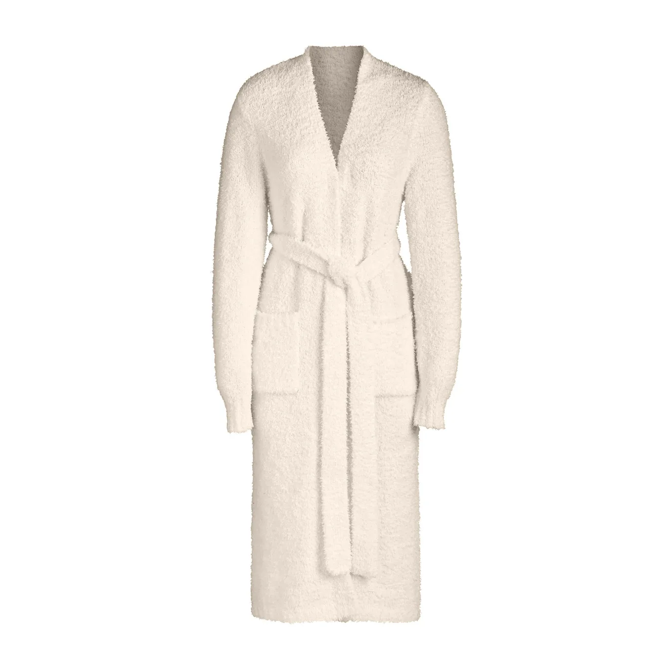 

Knit Robe w/ Belt Kardashian Plush cardigan with belt bathrobe housecoat 2528