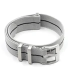 Высокое качество нейлоновые ремни 18 мм 20 мм 22 мм ремень безопасности ремешок для мужчин с французскими войсками парашют сумка часы заменить мужчин