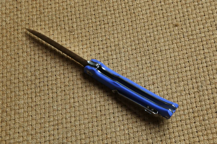 Ножи Nimo RUNENES Flipper складной нож 9Cr18mov лезвие шарикоподшипника G10 Ручка Открытый