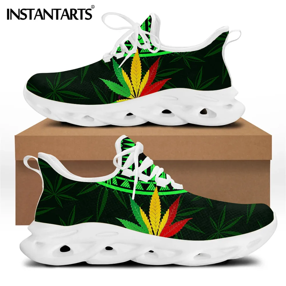 

Женские нескользящие кроссовки INSTANTARTS, повседневная обувь на плоской подошве, градиентные, с тропическим принтом, на шнуровке, износостойка...