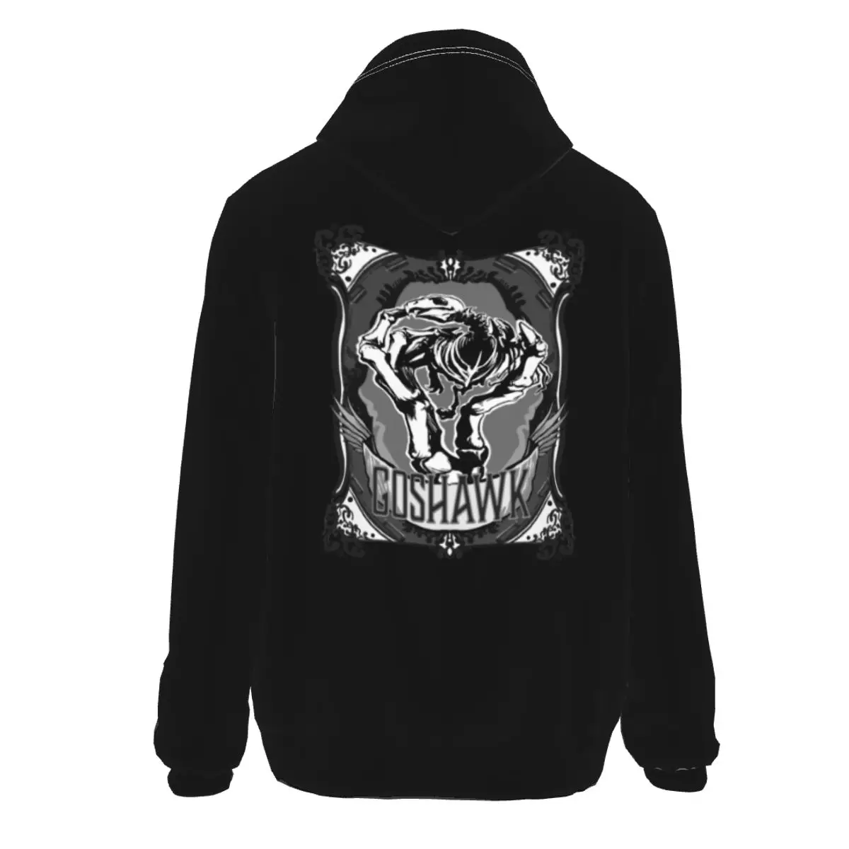 Devil Fashion Original Designer Brand Punk Rock Print Hood Sweater Party Round Neck Sweater Punk Long Sleeve Couple Sweater