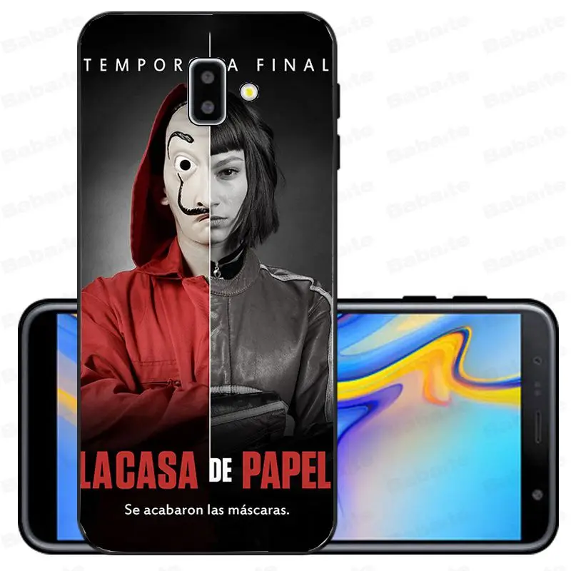 ТВ серии деньги Heist дом бумаги новинка чехол для телефона Fundas Обложка для samsung Galaxy j6 plus A6 A8 A9 A10 A30 A50 крышка - Цвет: A14
