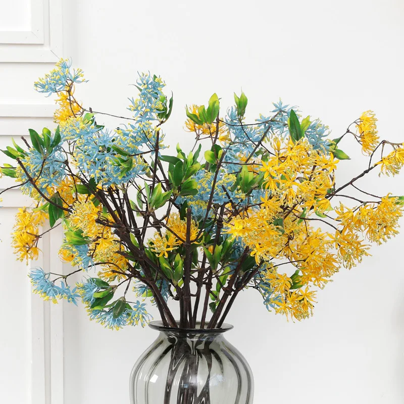 Имитация цветка снег ветка вишни украшения дома шелк + пластиковые цветочные