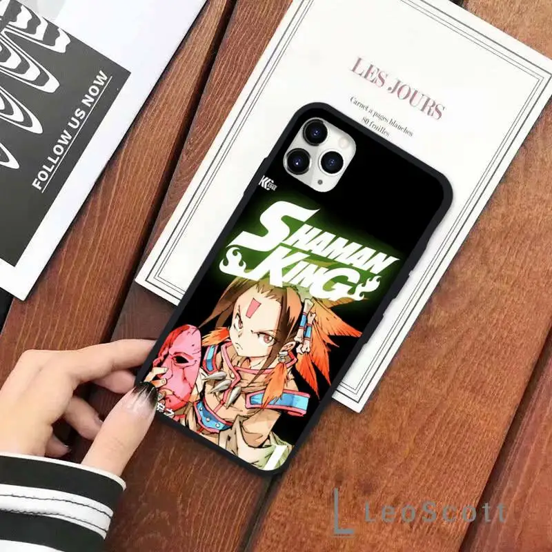 

Anime Shaman King Bling Phone Case for iPhone 11 12 mini pro XS MAX 8 7 6 6S Plus X 5S SE 2020 XR