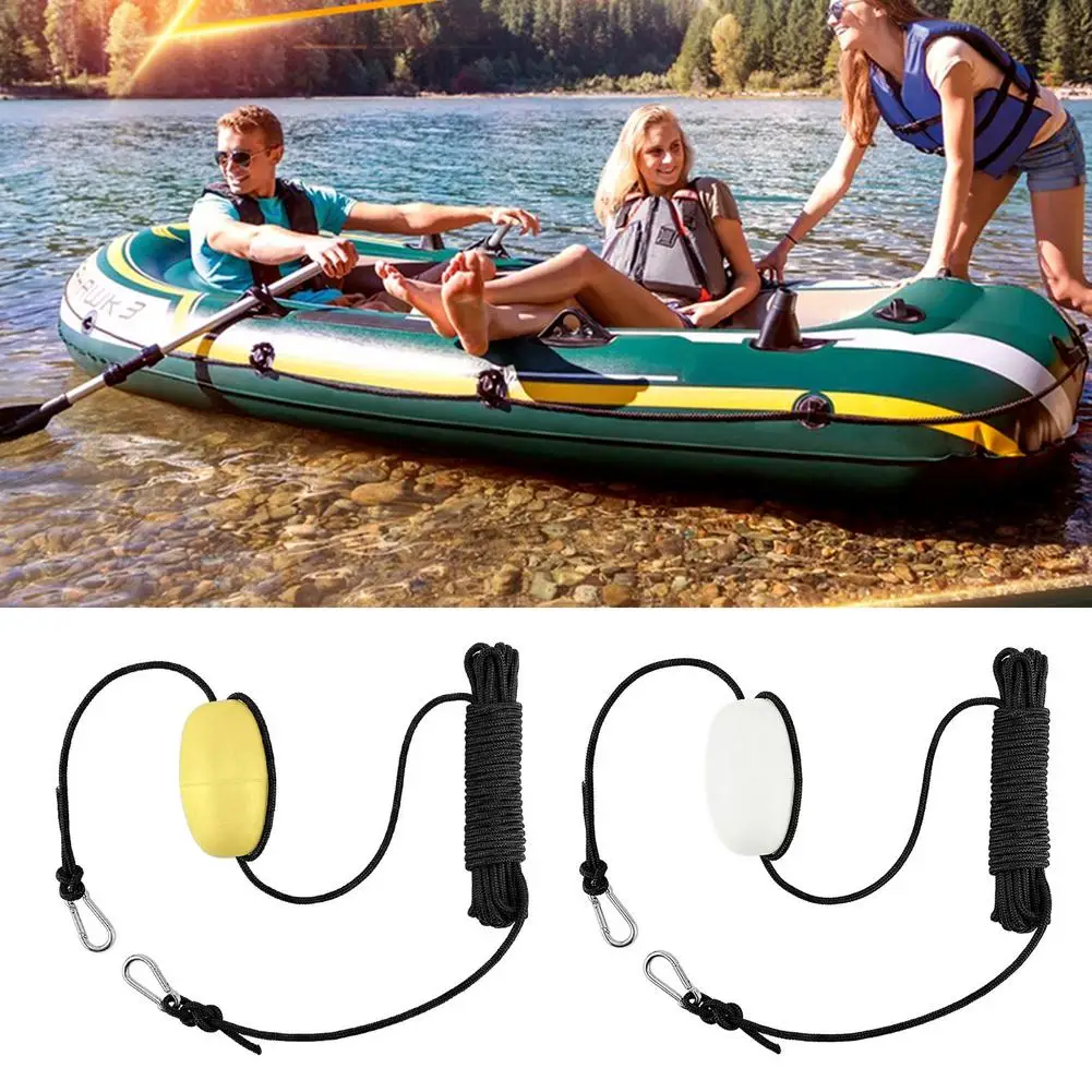 

30 футов, морская буксировочная леска, буй, поплавок с шариками и крючок из нержавеющей стали для рыбалки, рыболовные анкеры, буй, нейлоновая ...