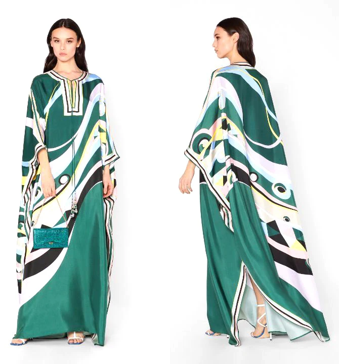 

The new women's wear Bohemian style fashion show fattened up and looser and larger dresses