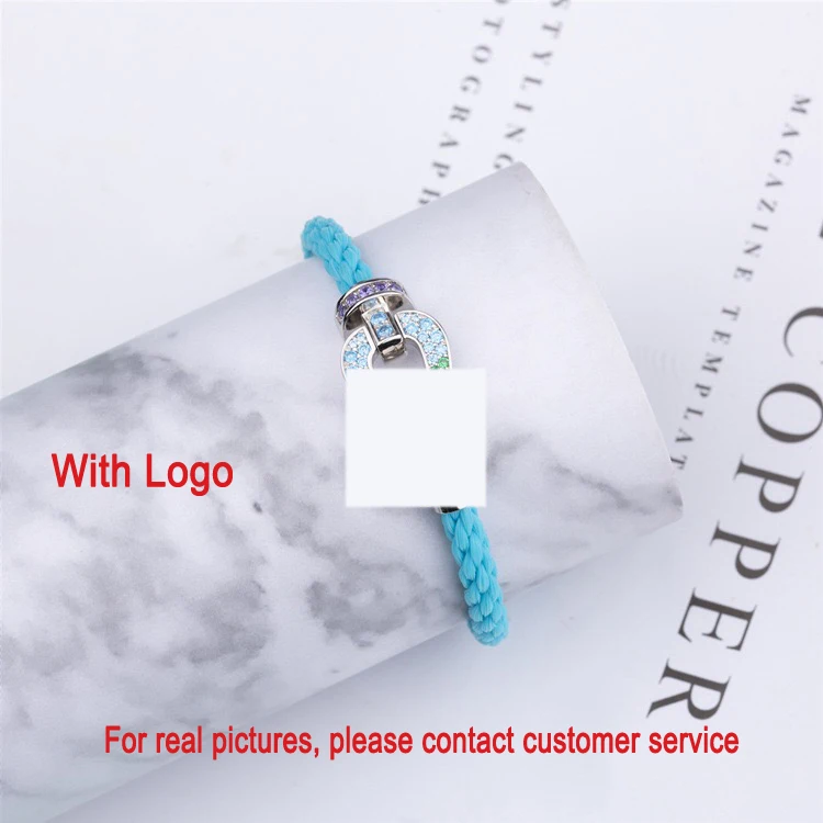 Лидер продаж классический U образный браслет из титановой стали с цветным