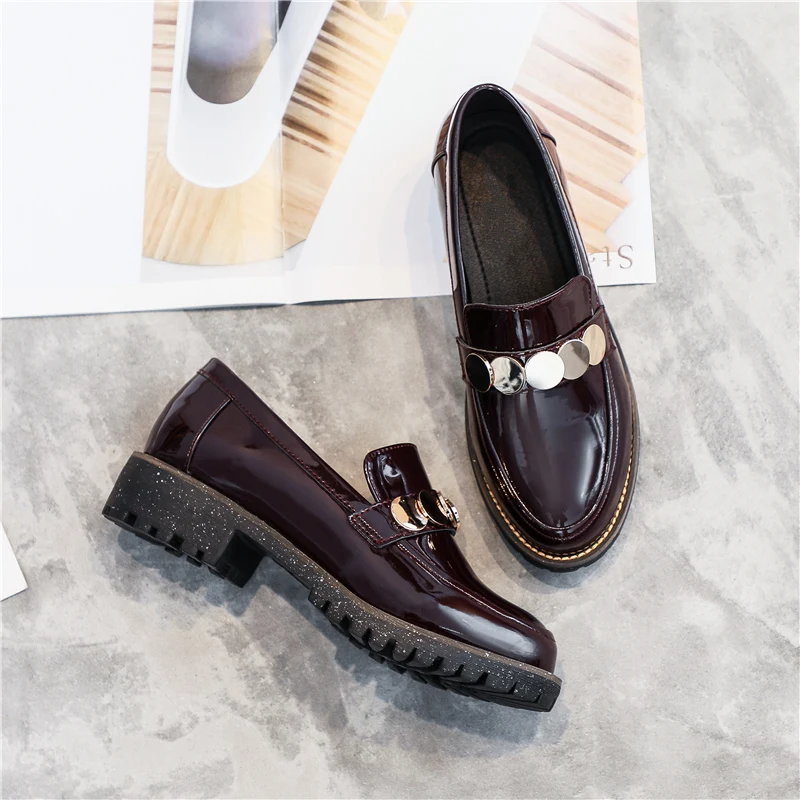 Женская обувь лоферы из искусственной кожи женские мокасины без застежки на