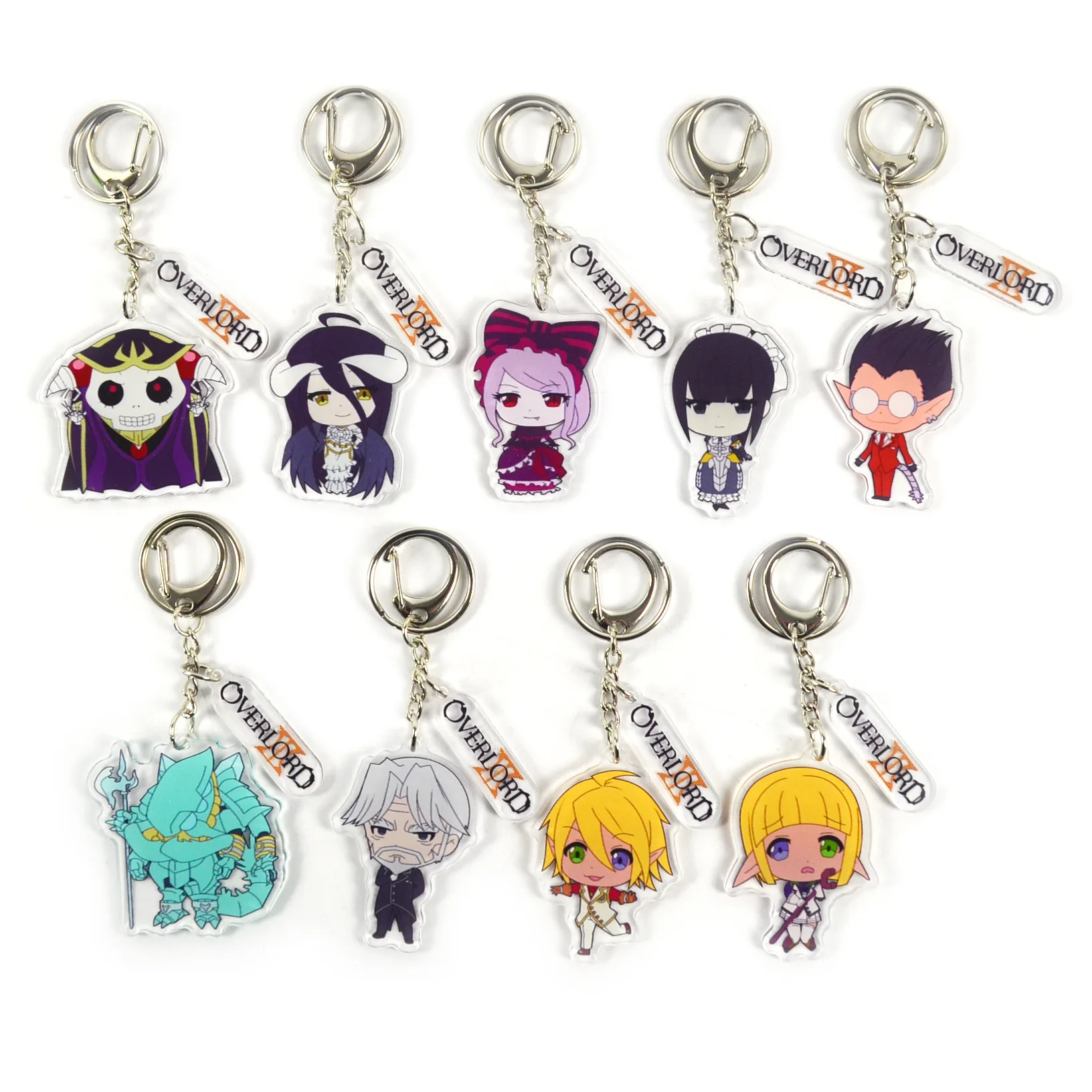 

Anime Overlord Cosplay Key Chain Pendant Props Accessories Xmas Gift
