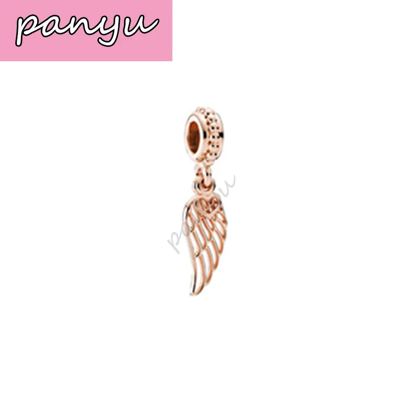 Pandoras Подвески Серебро 925 розовое золото в форме сердца ювелирные изделия для Pandoras браслет и браслет бусины Подвески Украшения