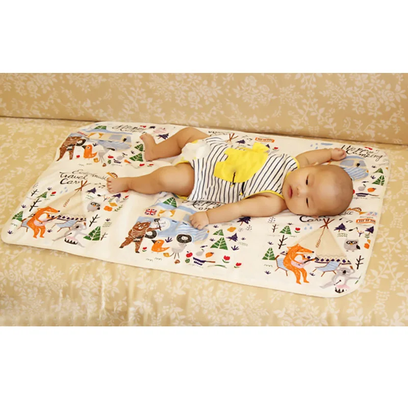 

2020 г., Детский водонепроницаемый дышащий коврик для мочи, 60x90 см