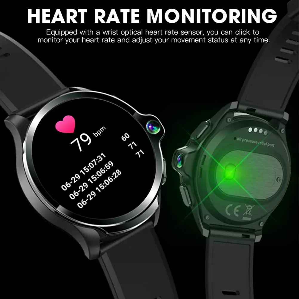 

Luxury Business Smart Watch Men Women Smartwatch Bluetooth Wristwatch 4G Unlocked Phone GPS Tracker Wifi Camera Video Call
