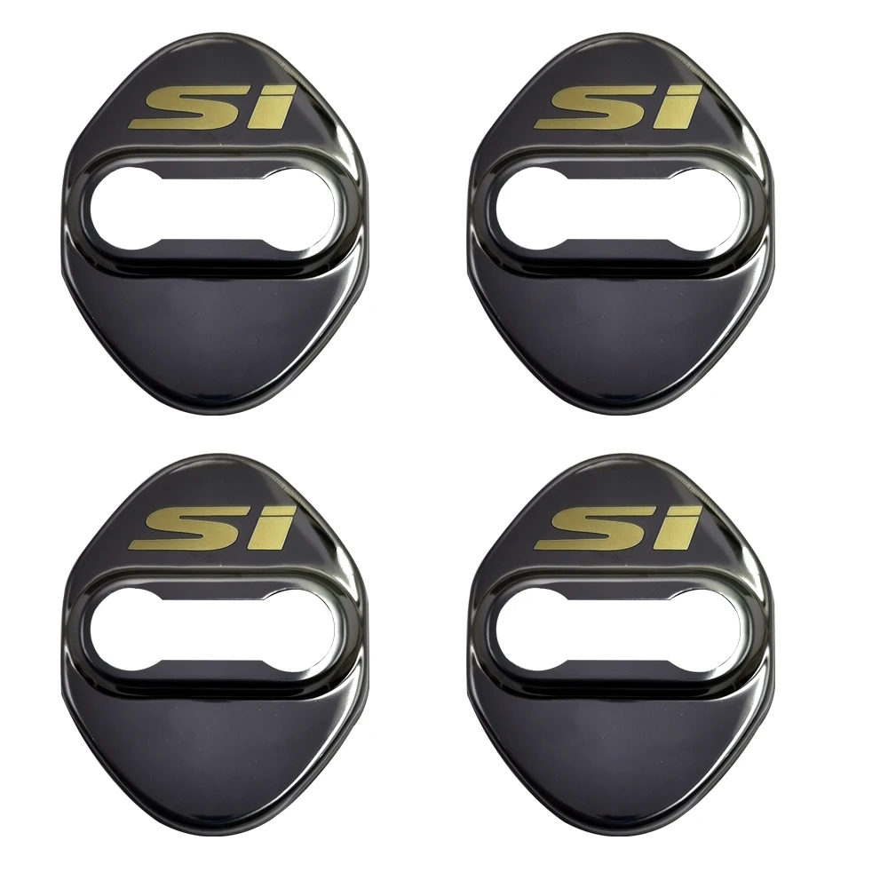 FLYJ 4 шт. Автомобильный Дверной замок автомобильная наклейка защелка стоп