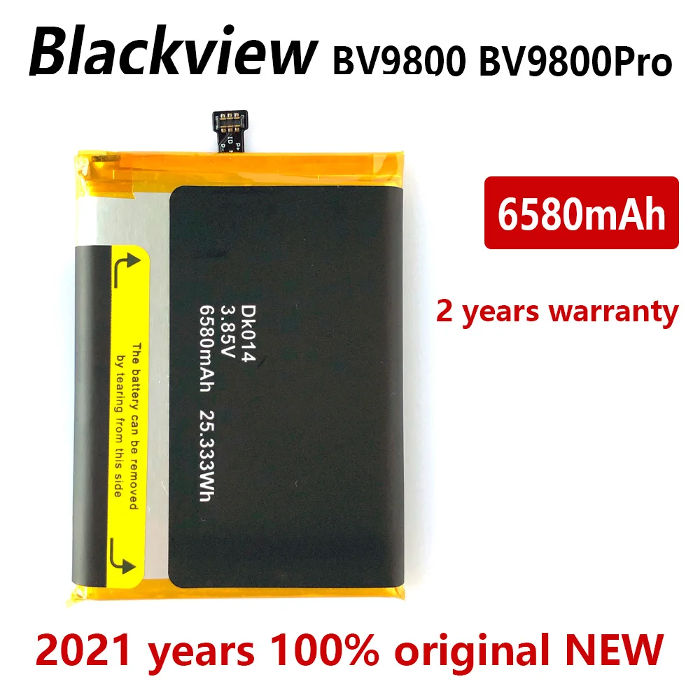 100% оригинальный новый аккумулятор 6580 мАч для Blackview BV9800 Pro высококачественный с