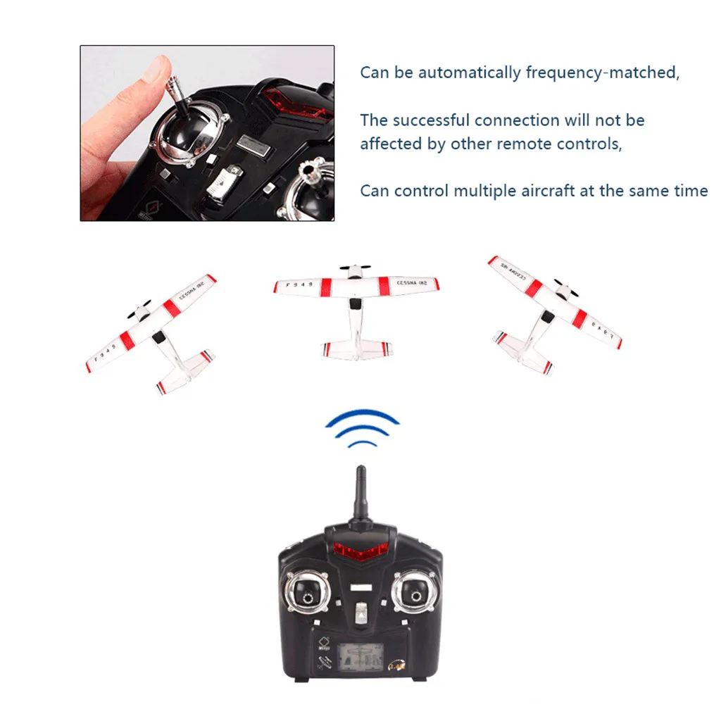 Wltoys F949 2 4g 3ch Rc самолет с неподвижным крылом на открытом воздухе модели самолетов