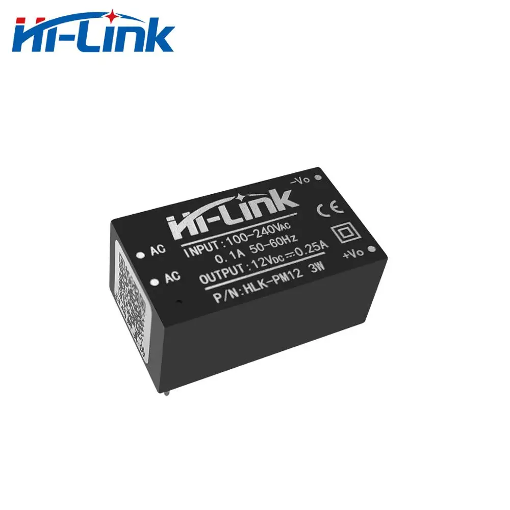 Бесплатная доставка 10 шт. * HLK PM12 Hi Link 3W 12V 250mA Выход AC DC переключатель источника